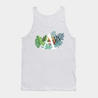 Plant letter A Tank Top